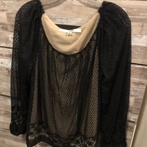 Long sleeved black top